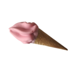 Strawberry Ice Cream Cones 3kg 70x