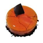Orange Choc Round Portion Cake 11pcs