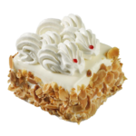 Almond Square Portion Cake 12pcs