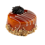 Caramel Round Portion Cake 11pcs